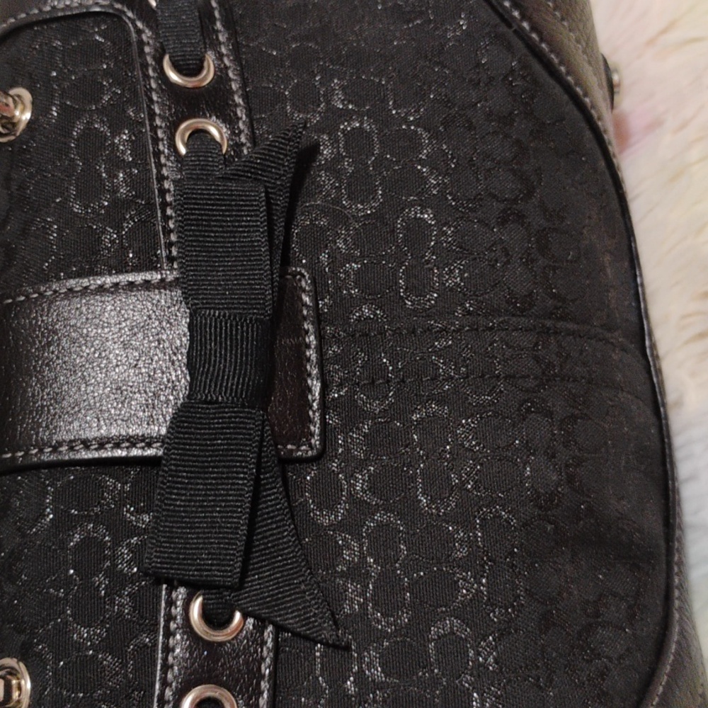 Authentic Coach Y2K Mini Studded Rhinestone Mini C Sparkle Collectible Bag - Picture 6 of 16